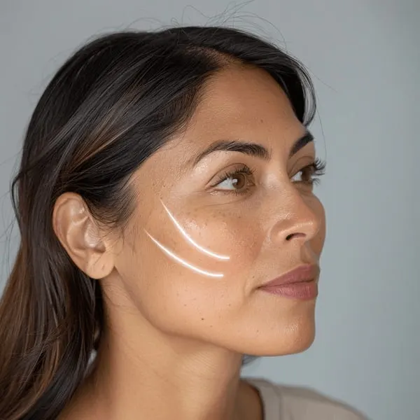 Wangenaufbau mit Hyaluron